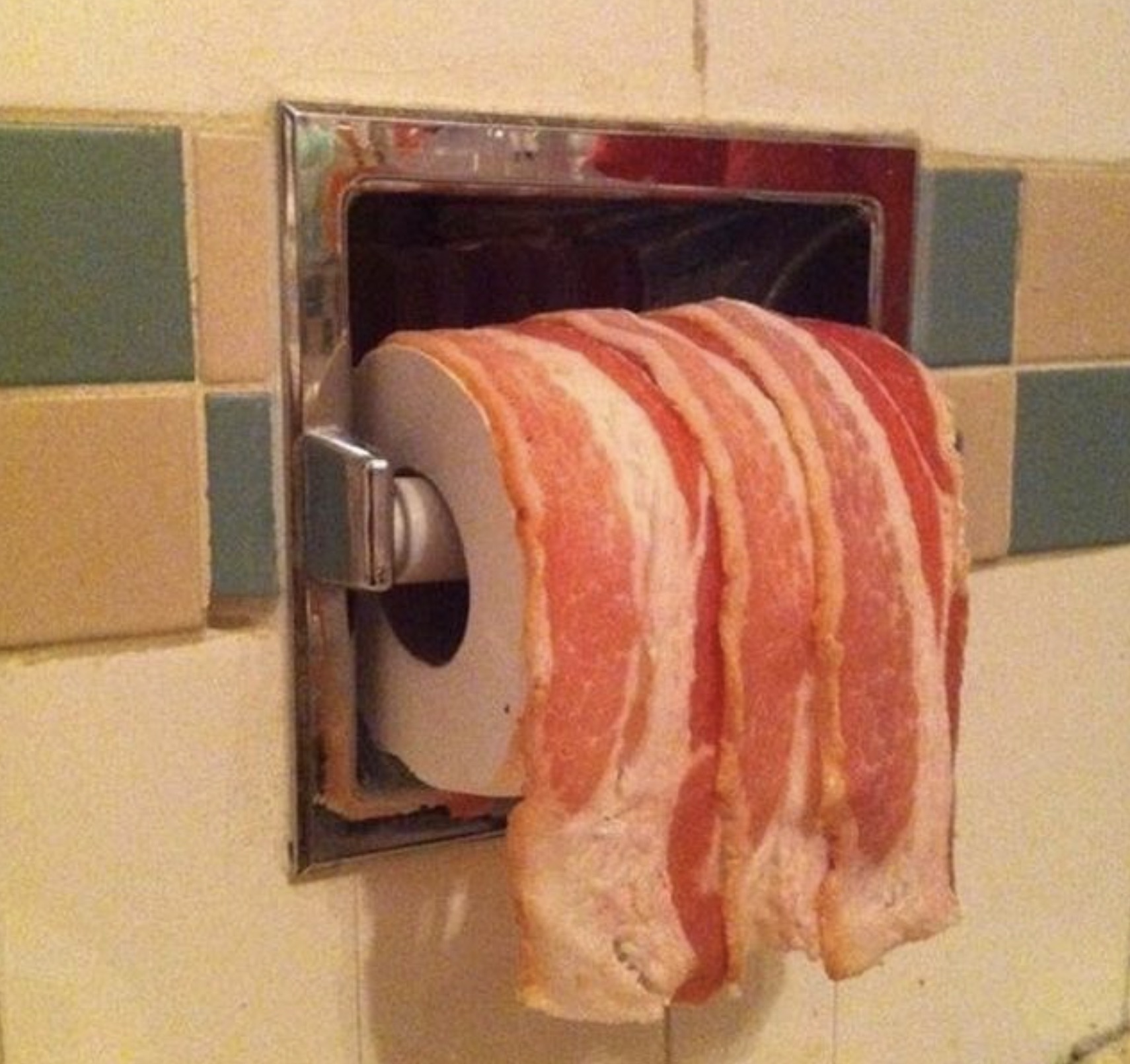 toilet bacon